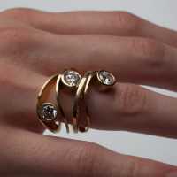 ringen goud diamant ajour bewerking